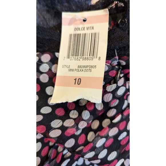 Style&Co NWT Dolce Vita silk blend cami top Sz 10 Retro 90s going out babydoll - Picture 5 of 6